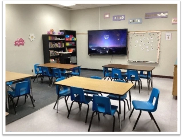Classroom space After Zen Den redesign