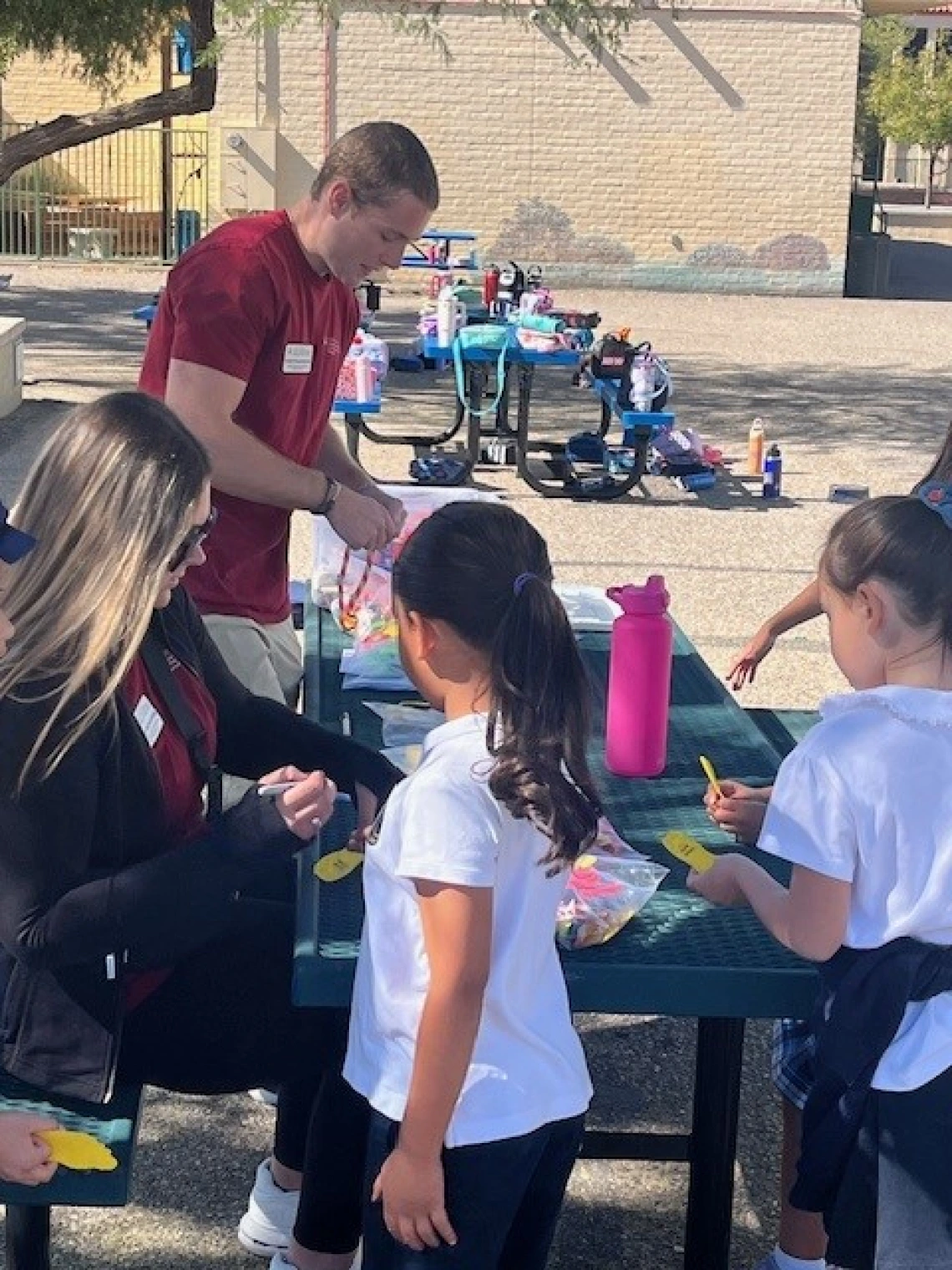 Interns during Wildcat Marathoners 
