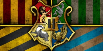 Hogwarts houses from Harry Potter