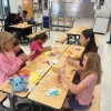 Kids doing some sun art